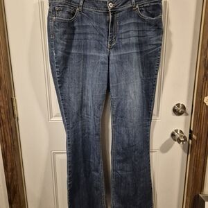 Maurices Dark Blue Boot Cut Jeans